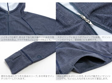 ラッシュガード レディース ラッシュパーカー DPハイネックUVラッシュパーカー UPF50+ ジップアップ レディース水着【corazon de melon/コラソンデメロン】