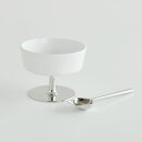 【廃盤品・希少】 アレッシィ ナッツ用ボウル スプーン付き アペ ホワイト ALESSI Ape GIA03 ナッツボウル 食器 お皿 送料無料