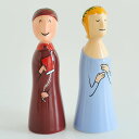 【廃盤品・希少】アレッシィ クリスマスフィギュア2個セット ALESSI Dante e Virgilio AMGI41SET 送料無料