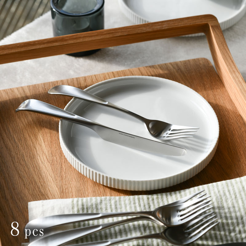 ジョージ・ジェンセン ジョージジェンセン ランチセット 8本セット ナイフ＆フォーク ヴィヴィアンナ シルバー Georg Jensen VIVIANNA STARTER SET ギフト プレゼント 送料無料