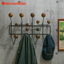 【正規品】 ハーマンミラー Herman Miller イームズ ハングイットオール Eames Hang It All ウォールナット ブラックフレーム フックハンガー 【送料無料】