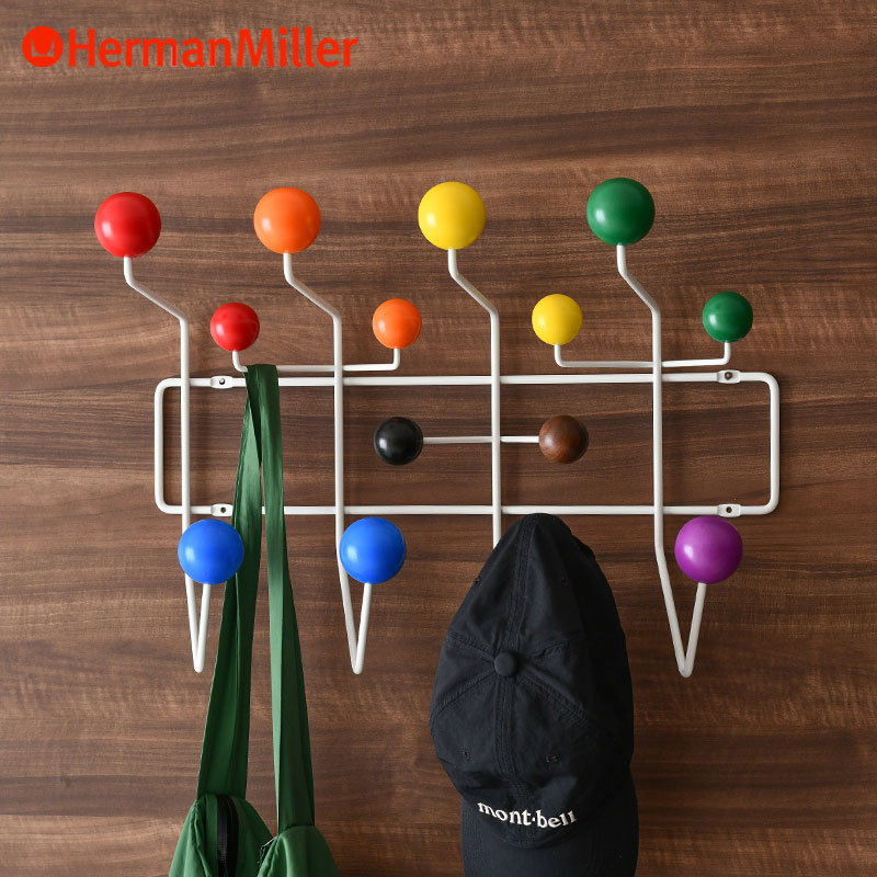 【セール20%OFF】 【正規品】 ハーマンミラー Herman Miller イームズ ハングイットオール Eames Hang It All プライド フックハンガー カラフル 【送料無料】