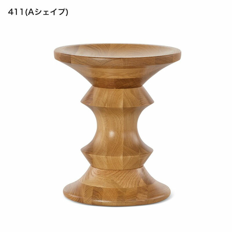 ハーマンミラー Herman Miller イームズターンドスツール ホワイトオーク Eames Turned Stool 411 412 413 414 サイドテーブル ナチュラル 椅子 イス チェア 送料無料 [2]