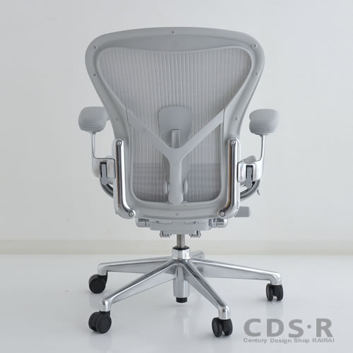 AER-06 Herman Miller ハーマンミラーアーロンチェア リマスタード　Aeron Chairs Remastered ミネラルフレーム ポリッシュベース DC1キャスター（Bサイズ）（AER1B23DFALPVPRCDCDDC1231012118） 【送料無料】_dp05