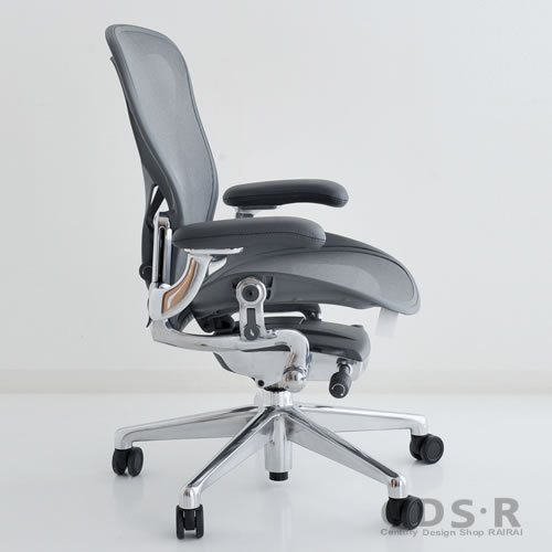 AER-05 Herman Miller ハーマンミラーアーロンチェア リマスタード　Aeron Chairs Remastered カーボンフレーム ポリッシュベース DC1キャスター（Bサイズ）（AER1B23DFALPCRBCDCDDC1231022119） 【送料無料】_dp05