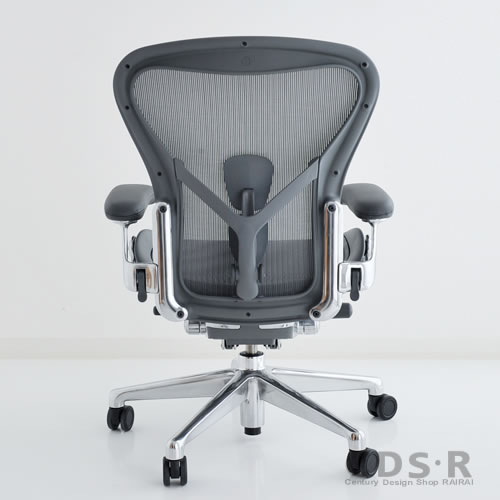 AER-05 Herman Miller ハーマンミラーアーロンチェア リマスタード　Aeron Chairs Remastered カーボンフレーム ポリッシュベース DC1キャスター（Bサイズ）（AER1B23DFALPCRBCDCDDC1231022119） 【送料無料】_dp05