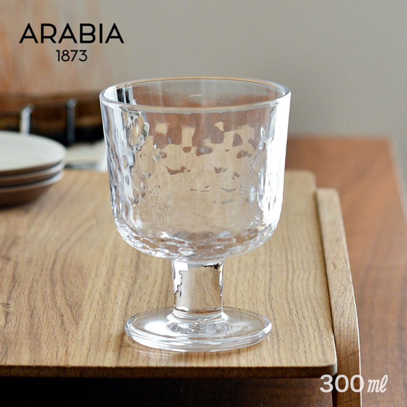 Rakuten - アラビア ゴブレット 300ml マイニオ クリア 1個 単品 ARABIA Mainio iittala イッタラ 脚付 ガラス グラス 透明 おしゃれ
