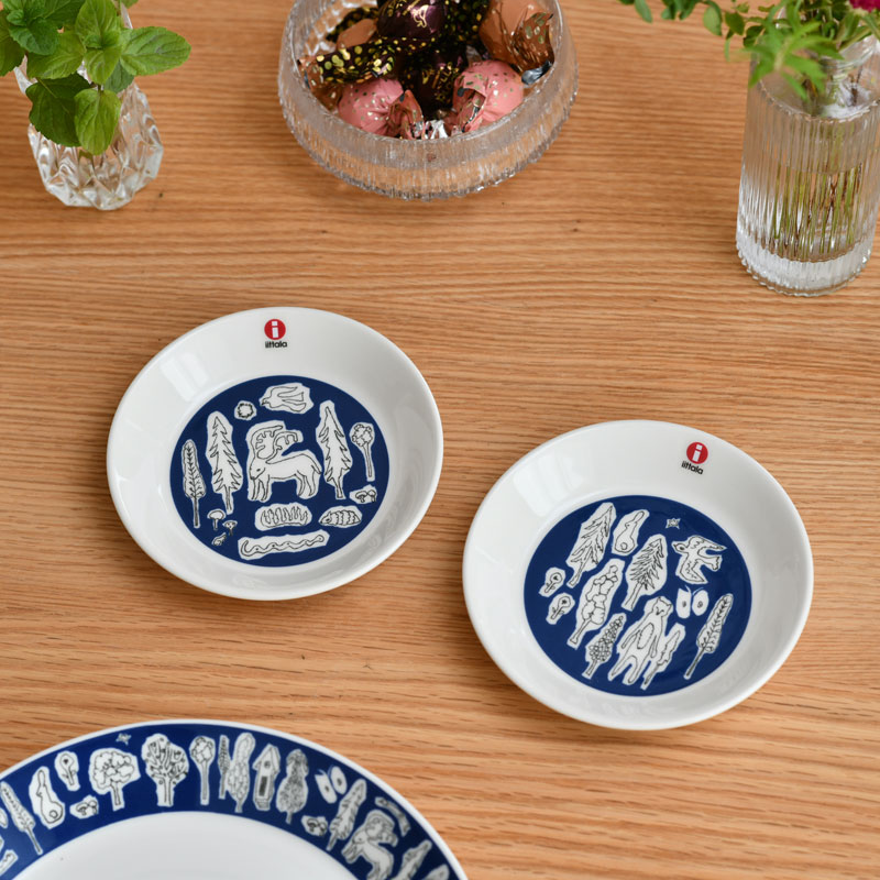 イッタラ ミナ ペルホネン プレート 12cm 2個セット フォレストライフ iittala mina perhonen forestlife イッタラ×ミナペルホネン おしゃれ ミナペルホネン 手描き かわいい 専用箱入りのサムネイル