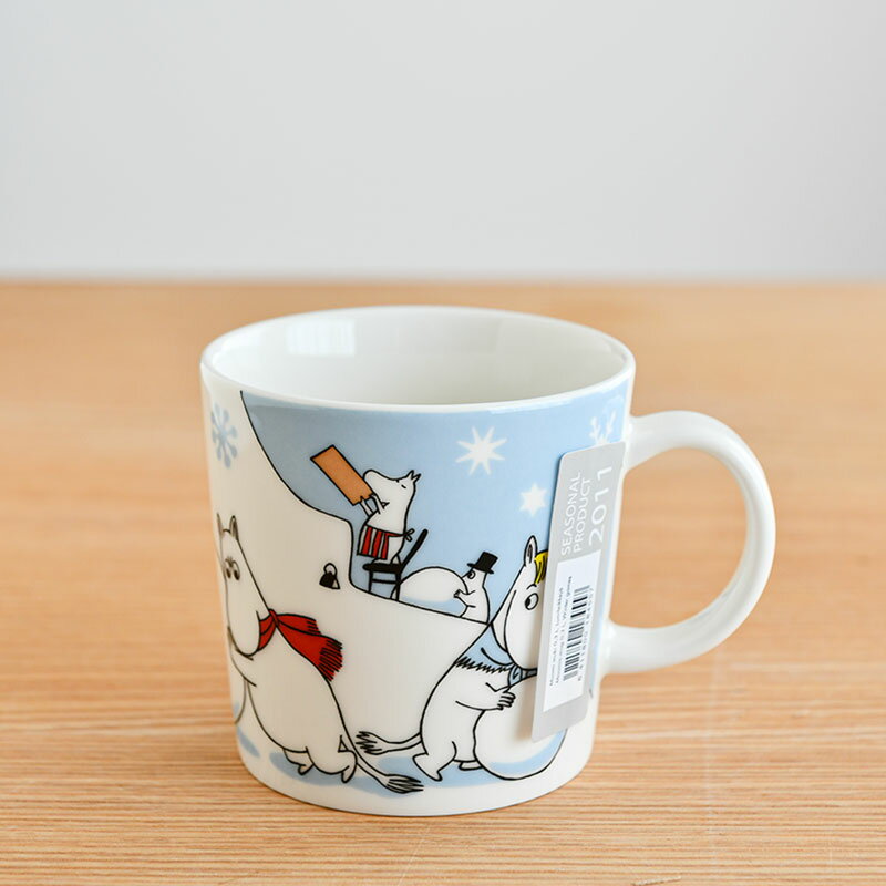 アラビア ムーミン マグカップ 300ml ウィンター ウィンターゲーム 2011年 冬限定 ARABIA MOOMIN iittala イッタラ かわいい 大人気 送料無料のサムネイル