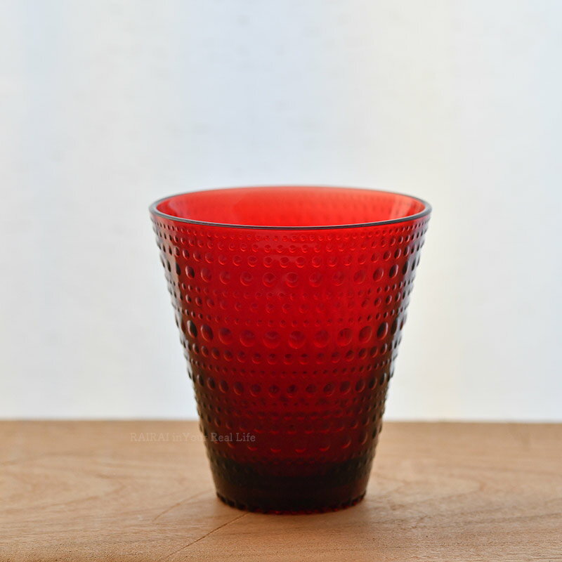 イッタラ タンブラー 300ml カステヘルミ 1個 クランベリー iittala Kastehelmi グラス 赤のサムネイル
