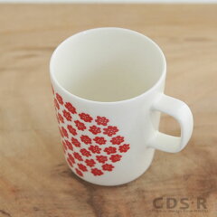marimekkoPUKETTIマグカップ250ml/75【68354】プケッティレッドマリメッコ_n_sp10