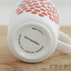marimekkoPUKETTIマグカップ250ml/75【68354】プケッティレッドマリメッコ_n_sp10