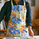 マリメッコ 日本限定 エプロン ミニ ウニッコ マルチカラー スカイブルー×ライトイエロー marimekko Mini Unikko おしゃれ かわいい 人気...