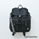 マリメッコ ビジネスリュック レディース マリメッコ バックパック エブリシング L 無地 ブラック 黒 marimekko Everything Backpack L Solid リュック おしゃれ 送料無料