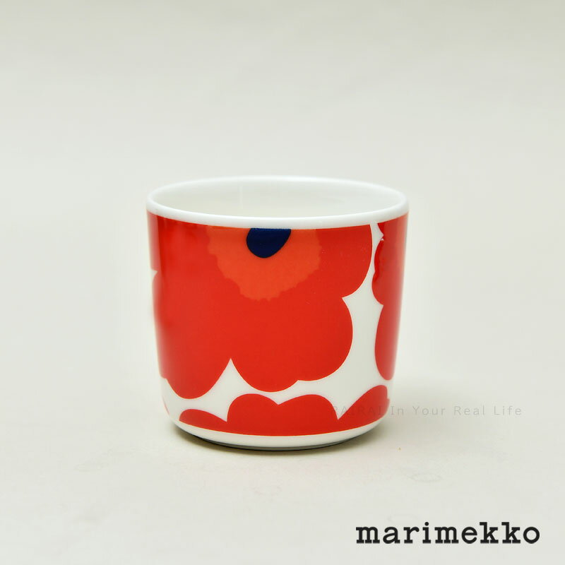 【セール20％OFF】 マリメッコ ラテマグ 200ml ウニッコ 1個 ホワイト×レッド marimekko UNIKKO コーヒーカップ ハンドルなし 食器 _ss12のサムネイル