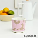 マリメッコ ラテマグ 1個 200ml ウニッコ ベージュ×ピンク 日本限定 marimekko UNIKKO【単品】 コーヒー カップ おしゃれ かわいい 人気