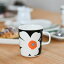 マリメッコ マグカップ 250ml ウニッコ 60th Anniversary ブラック×オレンジ×ホワイト marimekko UNIKKO おしゃれ 人気