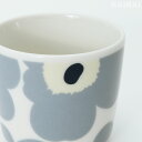 マリメッコ ラテマグ 1個 【単品】 200ml ウニッコ ブルーグレー×クリーム 日本限定 marimekko UNIKKO おしゃれ かわいい くすみカラー ニュアンスカラー 人気 3