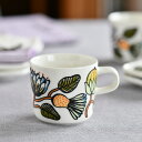 マリメッコ コーヒーカップ 200ml ティアラ マルチカラー marimekko Tiara オレンジ グリーン イエロー ブルー おしゃれ かわいい