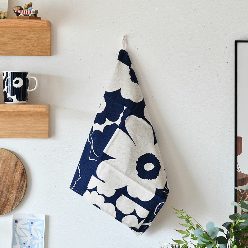 マリメッコ キッチンタオル 47×70cm ヴィヒキルース グリーン アジア限定 marimekko Vihkiruusu おしゃれ 大人気のサムネイル