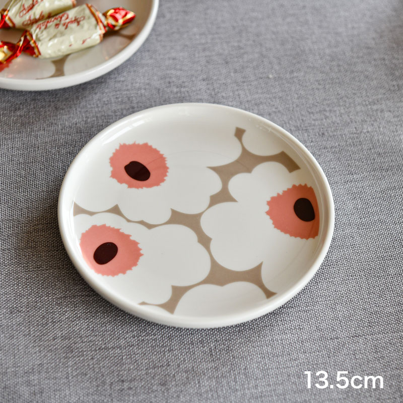 マリメッコ プレート 13.5cm ウニッコ クレイ×ホワイト marimekko UNIKKO ミニプレート おしゃれ くすみカラー ニュアンスカラー 人気 かわいい 送料無料 _msf