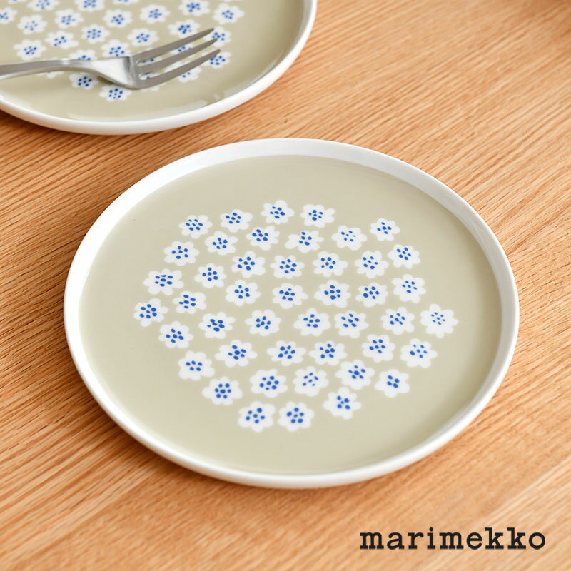 マリメッコ プレート 20cmプケッティ ベージュ 日本限定 marimekko PUKETTI おしゃれ かわいい 人気のサムネイル