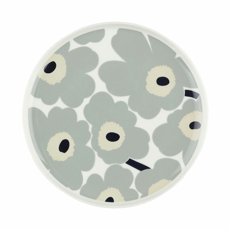 マリメッコ プレート 25cm ウニッコ ホワイト×ダークブルー marimekko UNIKKO おしゃれ 大人気 送料無料のサムネイル
