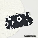 マリメッコ ペンケース マリメッコ がま口 ポーチ ミニ ウニッコ ホワイト×ブラック ペンケース メガネケース marimekko MINI UNIKKO Silmalasi Kukkaro おしゃれ