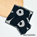 マリメッコ マリメッコ ミニタオル 30×30cm ウニッコ コットン×ダークブルー marimekko UNIKKO リネン ネイビー 紺 おしゃれ 人気