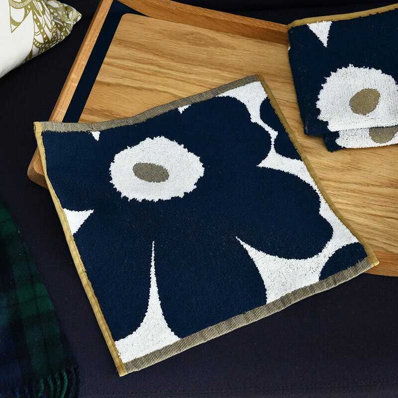 マリメッコ ミニタオル 30×30cm ウニッコ ライトブルー 日本限定 marimekko Unikko おしゃれ 人気のサムネイル
