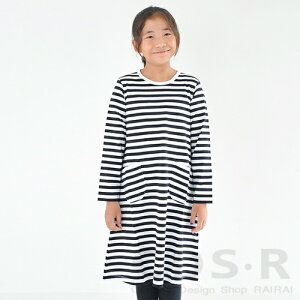 マリメッコ ボーダー柄キッズワンピース marimekko Taide Tasaraita 2 99【47433】 _dp05