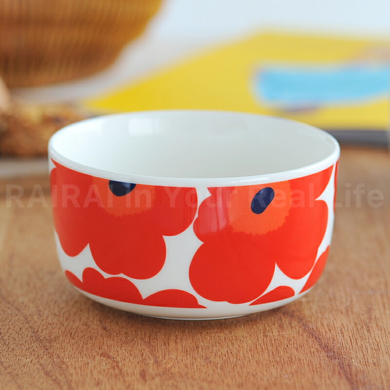 マリメッコ 【セール40％OFF】 マリメッコ ボウル 500ml ウニッコ ホワイト×レッド marimekko UNIKKO _ss12