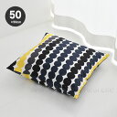 【セール40％OFF】 マリメッコ クッションカバー 50×50cm ラシィマット ブラック×グレー×イエロー marimekko RASYMATTO 50cm×50cm _ss12