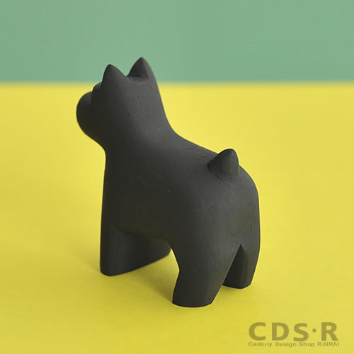 ぽれぽれ動物 ミニチュアシュナウザー polepole 犬 木製 オブジェ [2]