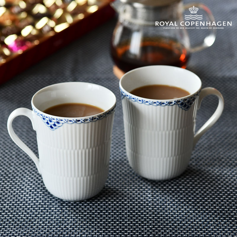 ロイヤル コペンハーゲン マグ ペア 350ml 2個セット プリンセス ROYAL COPENHA ...