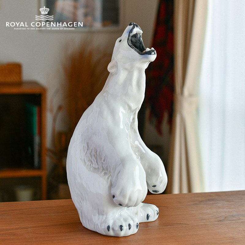 Rakuten - ロイヤル コペンハーゲン ポーラーベア ロアリング 33.5cm フィギュリン ROYAL COPENHAGEN Figurines 送料無料