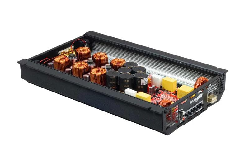 Powerus PW8000 1Ω 1チャンネルアンプ　カーオーディオアンプ 外向き