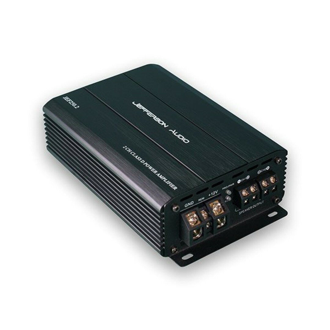 【商品仕様】 ・2chステレオ：100W ×2（4Ω) or 150W ×2（2Ω） ・ブリッジ接続：300W ×1（4Ω） ・周波数特性：10Hz〜35kHz（-3dB） ・S/N比：95dB以上 ・効率：90%以上 ・THD（全高調波歪率）：0.05%以下 ・サイズ：160 × 115 × 51mm ・重量：約1.18kg 【注意事項】 海外輸入品のため、箱の傷や汚れ、本体の細かな傷・塗装剥がれがある場合があります（新品・未使用） 使用に影響がある不具合は交換対応いたします。 在庫は他サイトと共有のため欠品の場合あり。 購入後のサポート・取り付け後の不具合対応は不可。 取り付けは専門業者推奨。【商品仕様】 ・2chステレオ：100W ×2（4Ω) or 150W ×2（2Ω） ・ブリッジ接続：300W ×1（4Ω） ・周波数特性：10Hz〜35kHz（-3dB） ・S/N比：95dB以上 ・効率：90%以上 ・THD（全高調波歪率）：0.05%以下 ・サイズ：160 × 115 × 51mm ・重量：約1.18kg 【注意事項】 海外輸入品のため、箱の傷や汚れ、本体の細かな傷・塗装剥がれがある場合があります（新品・未使用） 使用に影響がある不具合は交換対応いたします。 在庫は他サイトと共有のため欠品の場合あり。 購入後のサポート・取り付け後の不具合対応は不可。 取り付けは専門業者推奨。