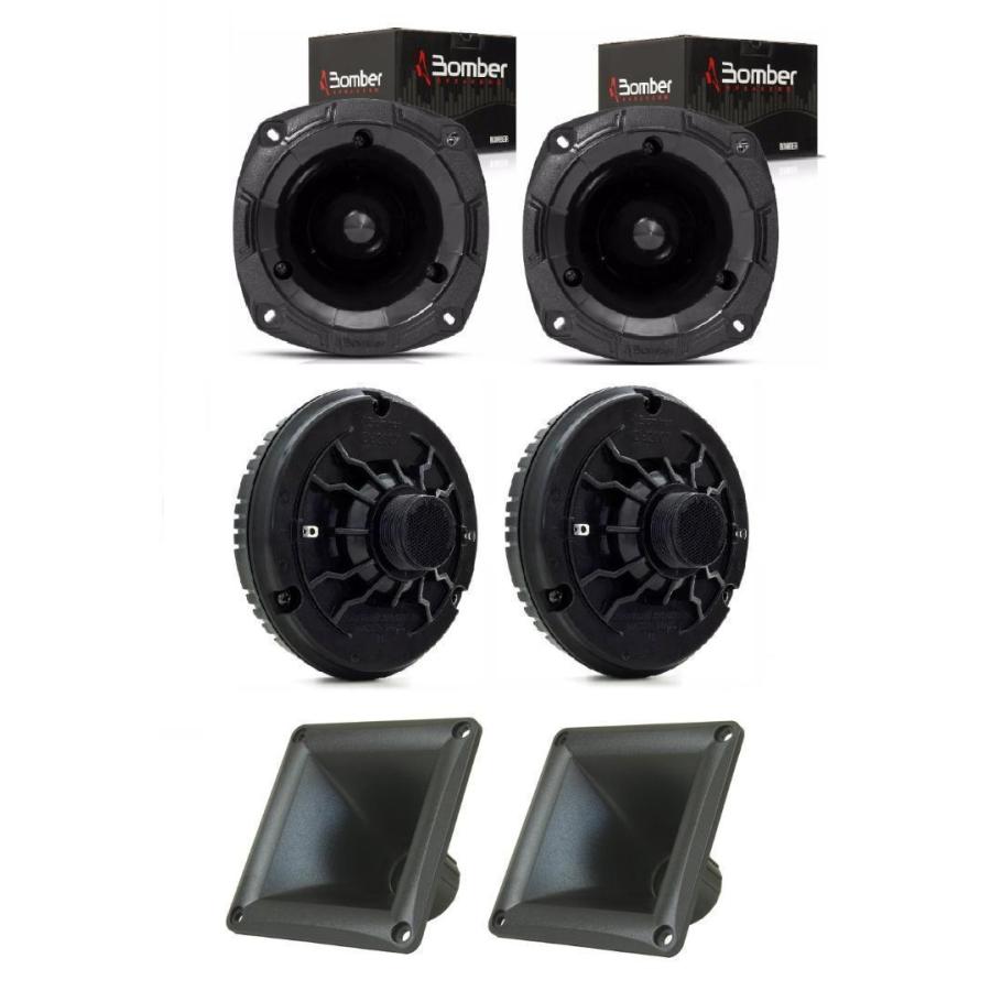 BOMBERドライバー＆ホーン＆ツィーター＆コンデンサー 左右フルセット カーオーディオ カースピーカー