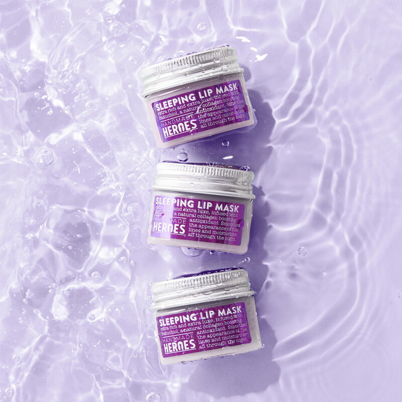 【ハンドメイドヒーローズ　バクチオールリップマスク】唇の乾燥ケア リップクリーム バクチオール配合 マンゴーバター/スクワラン/ヒアルロン酸/カカオバター/ホホバ種子油/アボカドオイル/メドウフォームシードオイル/他植物由来成分配合　ナチュラルスキンケア