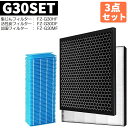 ★24時間限定15%OFF&5倍ポイント★【3点セット】 kc-30t5 フィルター kc-30t6 kc-30t7 交換フィルター 加湿フィルター FZ-G30MF 集じんフィルター FZ-G30HF FZ-G30DF 活性炭フィルター FZ-H30DF フィルターセット 非純正品