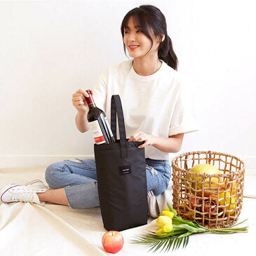 【10%OFFクーポン付】保冷ボトルポーチ Funnymade COOLER BAG - WINE ワイン フェス 熱中症 ペットボトル 2リットル 保冷 保温 クーラーバッグ ランチバッグ おしゃれ かわいい シンプル 欧米風 子供 ママ 遠足 ピクニック 離乳食 アウトドア レジャー キャンプ バ