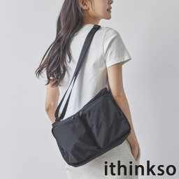 ボディバッグ ショルダーバッグ クロスバック A4サイズ iPad 12インチ ithinkso LITE 2POCKET BAG 軽量 収納力抜群 収納 ポケット カジュアル おしゃれ トラベル 旅行 日常 自転車 男女兼用 シンプル