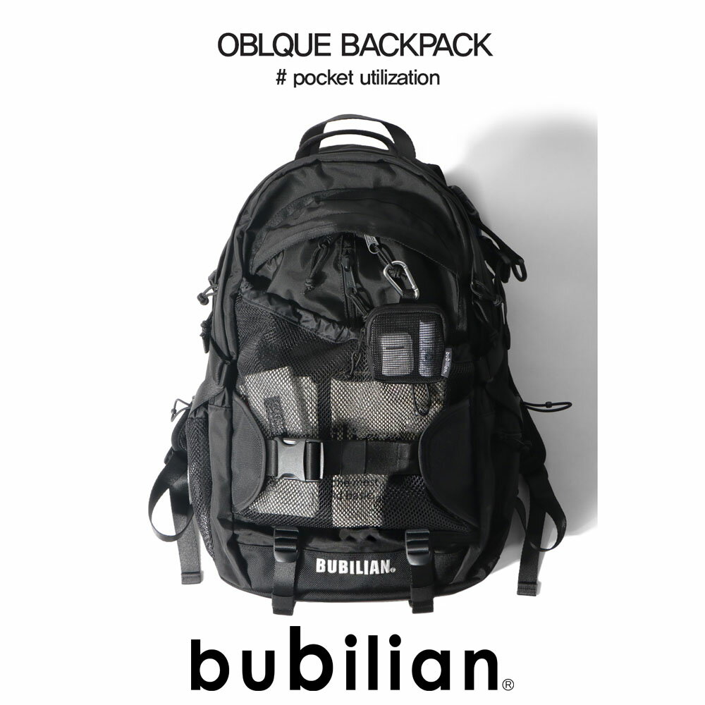 リュック バッグパック Bubilian Oblique Backpack リュック カジュアル 女子高生 リュック 通勤 高校生 通学 リュック レディース メンズ ユニセックス OL スタイリッシュ 学生 女子高生 JK アウトドア 通学 高校生 女子 おしゃれ 大容量