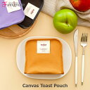 【10%OFFクーポン】Funnymade Canvas Toast Pouch ナプキン入れ ナプキン ポーチ 生理用品 ナプキン収納 小物収納 かわいい 収納ポーチ シンプル 旅行用品 トラベル用品 出張 女性