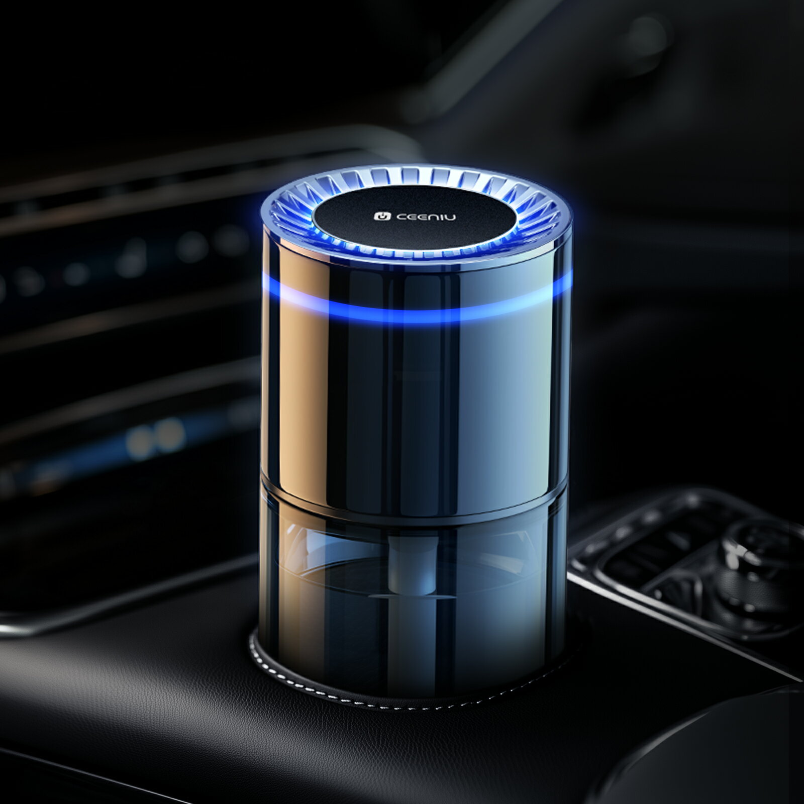 CEENIU 車 卓上 消臭 アロマディフューザー【DIY可能・お好きな香水精油・雰囲気ライト・6ヶ月分大容量】ホワイトムスク・バニラ・ローマの休日（ラベンダー）の香り white musk CF3 車用芳香剤 トイレ 玄関 部屋用 Car