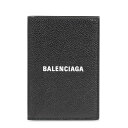 バレンシアガ バレンシアガ BALENCIAGA 2024春夏 メンズ CASH バーチカル 二つ折り ウォレット財布【ブラック 】【送料無料】【正規品】