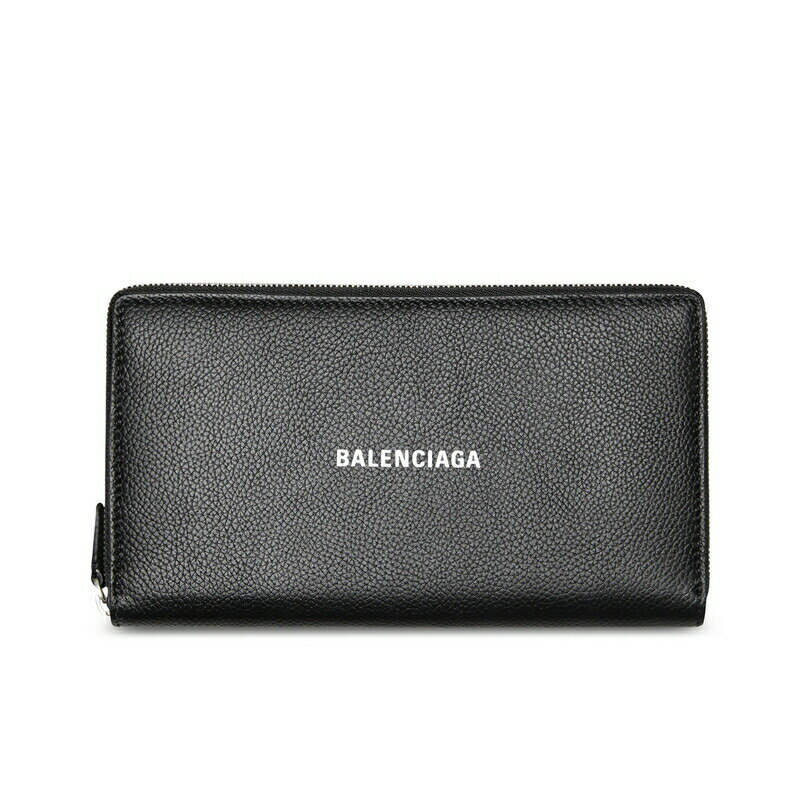 バレンシアガ 財布（メンズ） バレンシアガ BALENCIAGA 2024春夏 メンズ CASH CONTINENTAL ウォレット財布【ブラック 】【送料無料】【正規品】