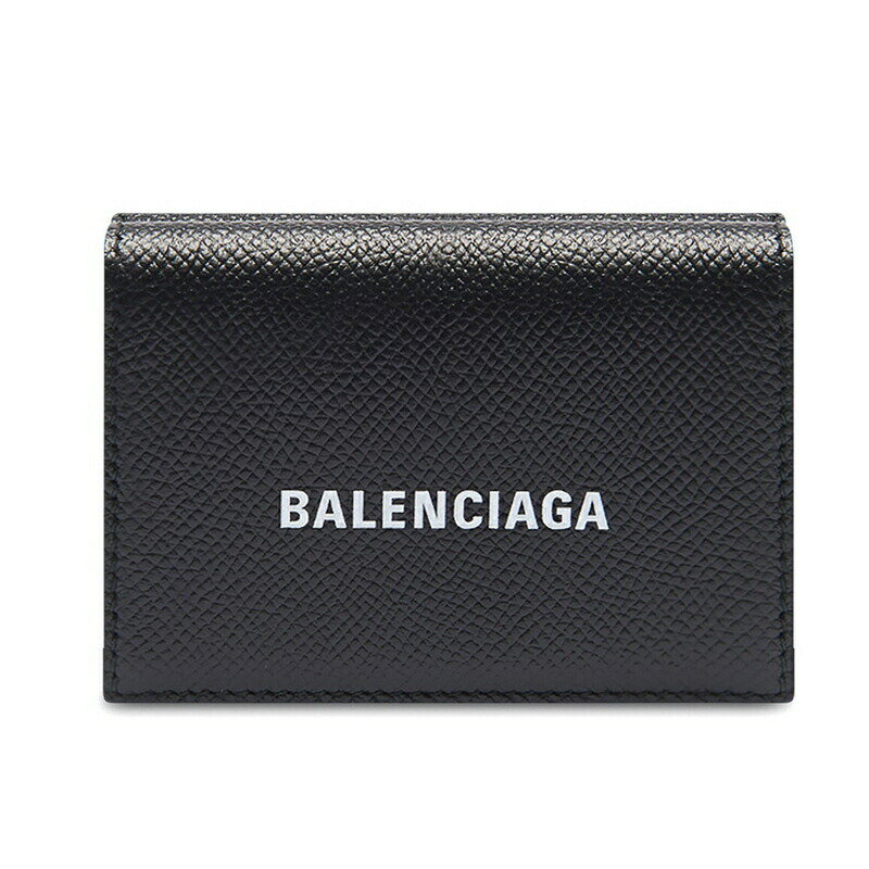 バレンシアガ 財布（メンズ） バレンシアガ BALENCIAGA 2024春夏 メンズ CASH ミニウォレット財布【ブラック 】【送料無料】【正規品】