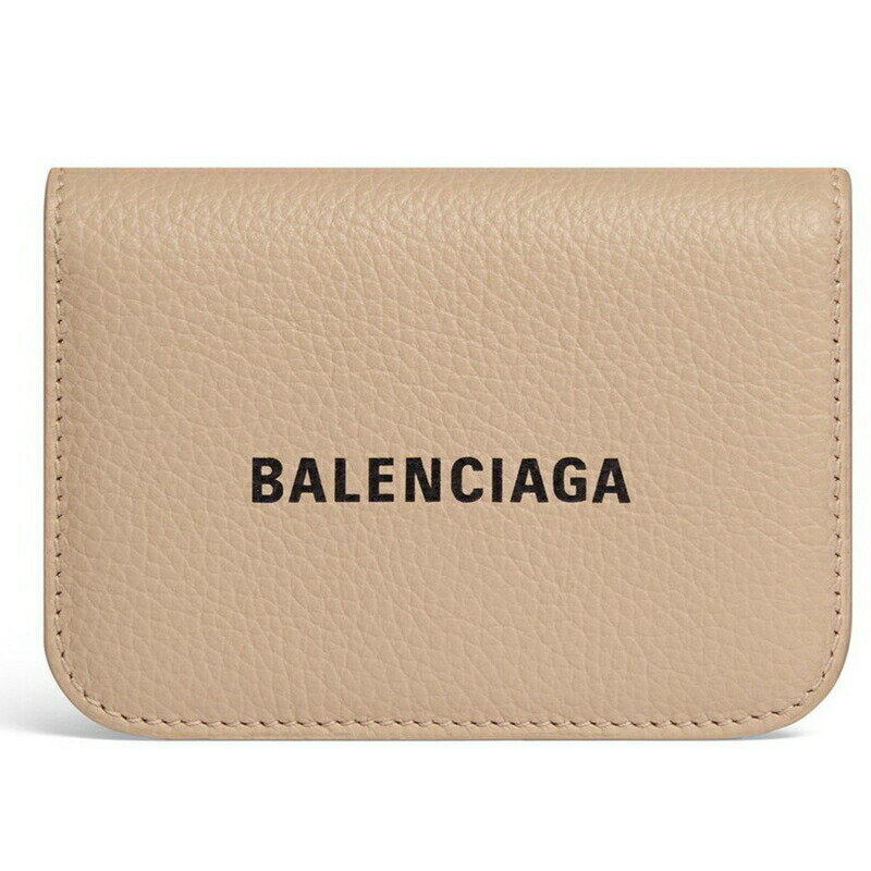 バレンシアガ 財布（レディース） バレンシアガ BALENCIAGA 2024春夏 レディース CASH ミニウォレット財布【ベージュ 】【送料無料】【正規品】